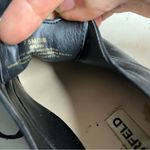 Karl Lagerfeld Black Leather Sneakers Bali Platform Lace Up Womens Size 7.5 Photo 8