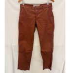 Frank & Eileen Wicklow Italian Chino Pants in Rust Size 2 Minimalist Casual Orange Photo 2