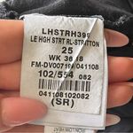 frame denim Frame Jeans Womens Black Le High Straight Stagger Raw Hem Black Wash Siz… Photo 9