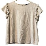 Sugar +‎ Lips Linen Blend Shirt Womens Size XS Hippie Boho Peasant Cottagecore Photo 0