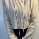 Pink Lily Chic Everlasting Memory Soft Ribbed Cozy Boho Cream Hoodie Sweater Sm Photo 0