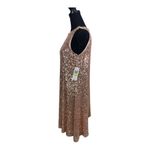 GB #700  GIANNI BINI Sequined Rose Gold Cocktail Dress NWT Photo 3