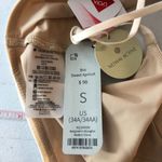 Neiwai Ballet Ruched Bra Top Strappy Sweet Apricot Beige S Photo 2