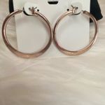Charter Club  rose gold hoop earrings Photo 1