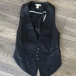 Mind Code Linen black sexy funky open vest size medium Photo 0