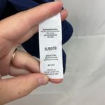 Gaiam NWOT  women's navy blue sleeveless tie hem stretch loose active tank top XL Photo 3