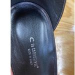 La Canadiene Strappy Heel Women's 10 Black Leather Slip On Stiletto Open Toe S25 Photo 2