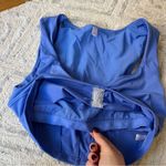 FP Movement Pleats and Thank You Crop Tank Blue Size M Photo 2