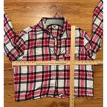 Victoria's Secret Victoria Secret Women’s Medium Flannel Plaid Pajamas Long Sleeve Shirt Photo 6