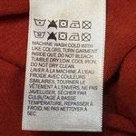 Lucky Brand  Burnt Orange 1/4 Button-Up High/Low Long Sleeve Shirt size M Photo 7