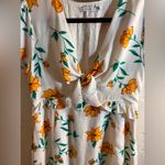 Lush Clothing Lush Mini Dress Yellow Green Floral MED. garden girl brunch summer colorful Photo 2