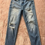 KANCAN Womens Blue Jeans Size 7/27 Distressed Denim Mid Photo 0