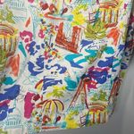 Liz&Me Open Blazer 3/4 Sleeve French theme novelty print 100% Cotton size 0X Photo 8