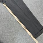 Geoffrey Beene Geoffrey‎ Beene Windowpane High Waist Cuff Hem Straight Leg Trouser Pants Grey 8 Photo 14