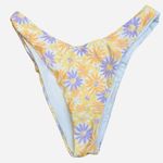 L*Space Camellia Cabana Bottom Bitsy Size Small New Floral Yellow Purple Photo 0