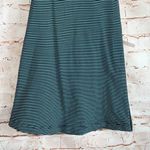 Lululemon racer back tank top green strip blue 2 tone pullover workout fitted Photo 2