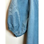 Never A Wallflower Women's Size S Blue Puff Sleeve Midi Dress EUC Photo 3