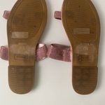 Bamboo  Women's Glittery Pink Sandals Photo 1
