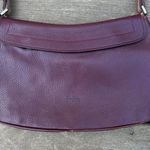 Y2K Burgundy Maroon Leather Claudia Firenze Shoulder Bag Purse Made in Italy Red Photo 1