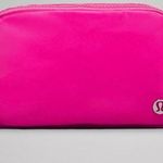Lululemon NWT Sonic Pink / White Logo Everywhere Belt bag 1L Photo 1