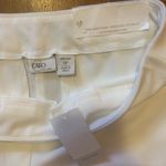 Cato NWT Stretch Pants Small Petite White Mid-Rise Slim Poly / Spandex classic Photo 1
