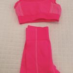 Shorts & Padded Bra Set Size Small Pink Photo 3