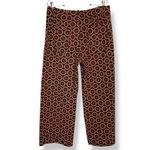 Maeve Anthropologie Pants The Collette Cropped Wide Leg Ponte Floral Geometric Photo 16