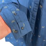 Alternative  bike print LONG SLEEVE BUTTON FRONT shirt MINI dress SMALL Photo 4