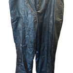 Princess Polly  Black Faux Leather Pants Trousers Women's US 10 UK‎ 14 EU 42 Photo 0