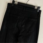 joe's jeans Joe’s Jeans The Charlie Black Coated High Rise Skinny Raw Edge Stretch Jeans Photo 3