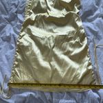 LIONESS Butter Yellow  Drawstring Maxi Dress Photo 3