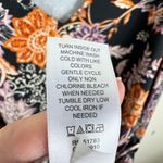 Maurice's 24/7 Purple Orange Floral Long Sleeve V-Neck Knee Length Dress Size 4X Photo 8