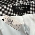 Talbots Black & White Sunrise Gingham Chatham Ankle Pants Photo 2