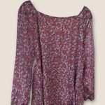 Peach Love California  Women's Lace Long Sleeve Floral Dress Flowy Photo 3