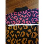 Farm Rio NWOT  Chunky Knit Edgy Feminine Whimsygoth Leopard Sweater Dress Size XS Photo 5