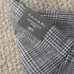 Tahari  Sapphire Plaid Houndstooth Seam Front Pull On Jeggings SIZE S Photo 4