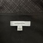 Classiques Entier  Check Sheath Dress Bow Neck Gray Brown Size 6 Photo 10