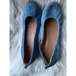 J.Crew  Blue Suede Women's Flats size 6.5 Photo 2