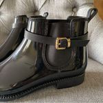•Henry Ferrera woman’s ankle rain boots• Black Size 8 Photo 1
