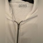 Lauren Moshi  Zip Up Hoodie Women’s White Size XS Photo 2