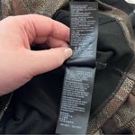 Bebe Vintage Y2K  Metallic Snakeskin Print Top Long Sleeve Cropped Bronze S Photo 4