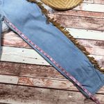 Vintage 1980s faux Leather Fringe High Rise Jeans‎ Size 24 Photo 1