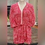 Victoria's Secret Red/White Heart Kimono Robe - One Size - NWT - Valentine’s Day Photo 1
