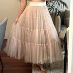 Francesca Miranda Tulle Midi skirt light pink size 2 Photo 1