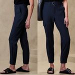 Banana Republic  navy high rise tapered cargo pants Photo 1