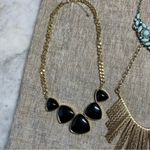 Lot Of 4 Statement Chunky Bib Necklaces 2010’s Gold Photo 3