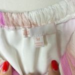 Gianni Bini  Brushstroke Off-Shoulder Ruffle Crop Top Puffy Sleeves‎ Size Medium Photo 4