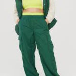 Offline by Aerie Move It Cargo Track Jogger Pants Dark Green Active‎ Casual XS Photo 0