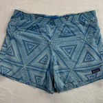 Patagonia Baggies Shorts Geometric Print Lightweight Swim Beach Size S Photo 0