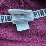 PINK - Victoria's Secret PINK Victoria’s Secret Neon Print Full Zip Hoodie in Burgundy Size Small Photo 5